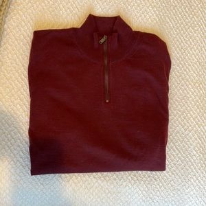 Boss murino wool 1/4 zip sweater
